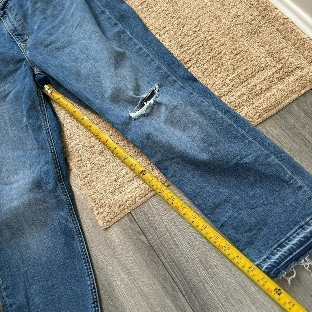 J.Crew Mercantile Slim boyfriend jean with distressed details
